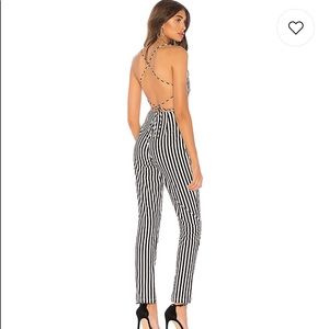 Black and white jumpsuit